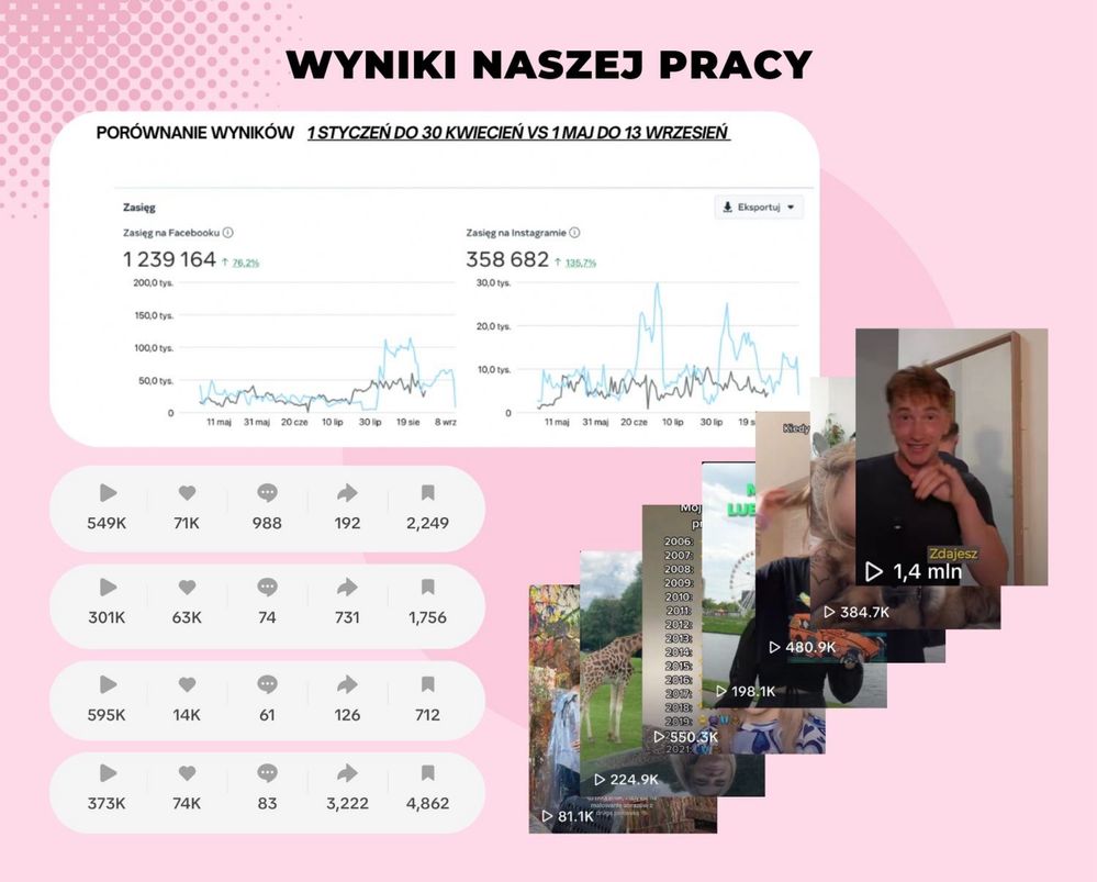 Prowadzenie social media Facebook, Instagtam, Tiktok / Meta Ads