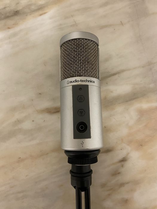 Microfone ATR2500-USB Audio-Technica c/ cabo e mini tripé