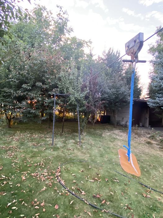 Zjazd linowy zip tarzan tyrolka 40m mega duzy