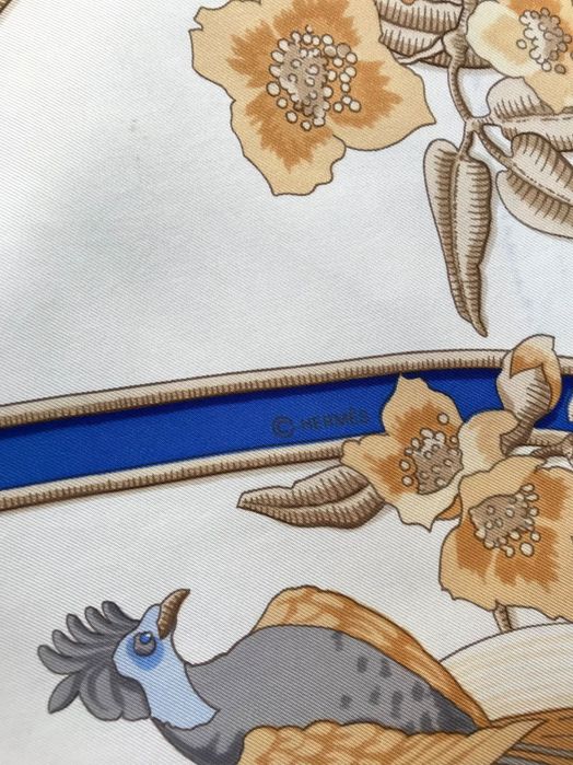 HERMES PARIS CARAIBES люксовый шелковый платок оригинал