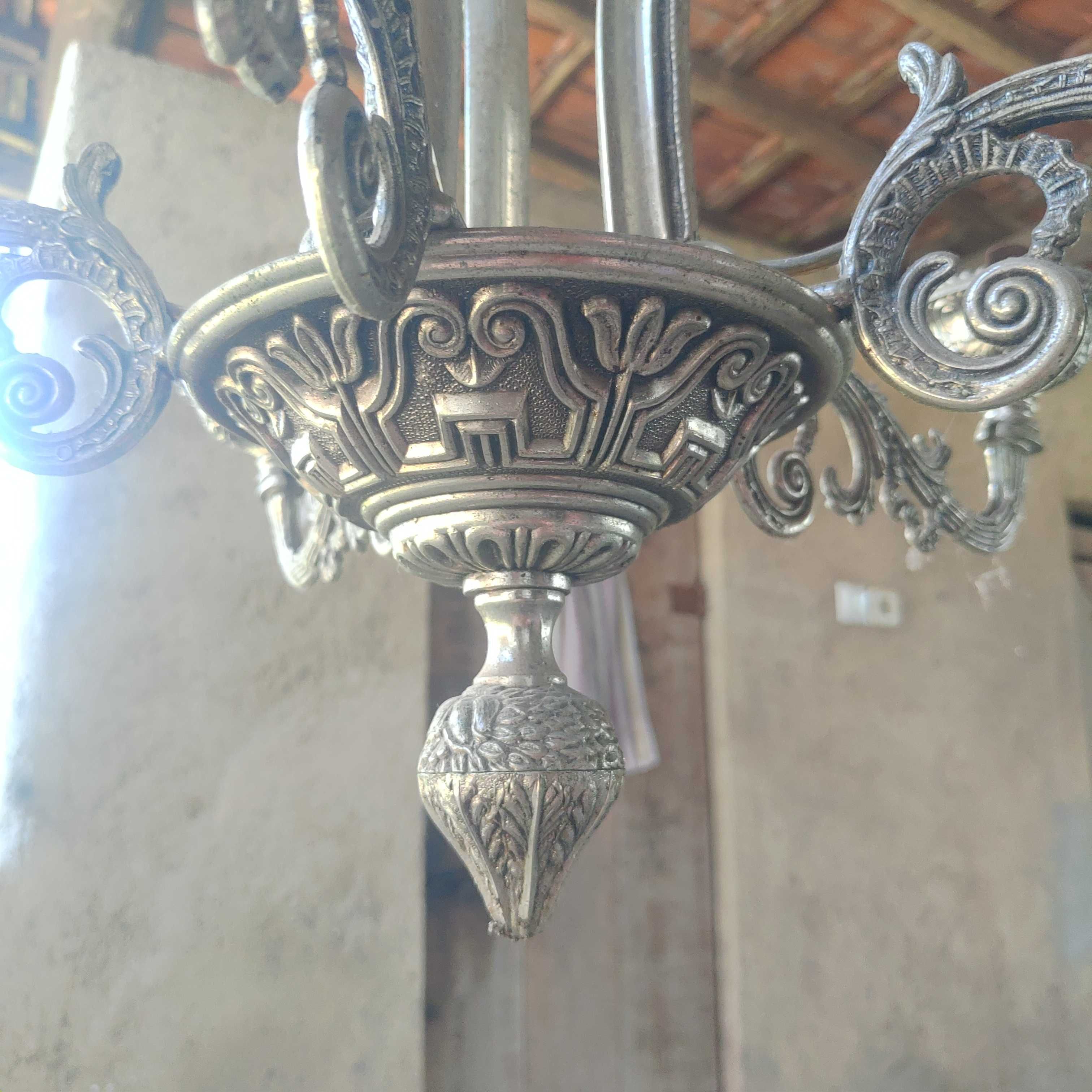 Candeeiro teto para restauro Antigos Vintage 4 un Velharias metalicos