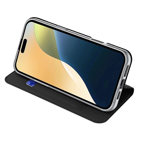 Etui Dux Ducis Skin Pro na iPhone 16 Plus z klapką i miejscem na kartę
