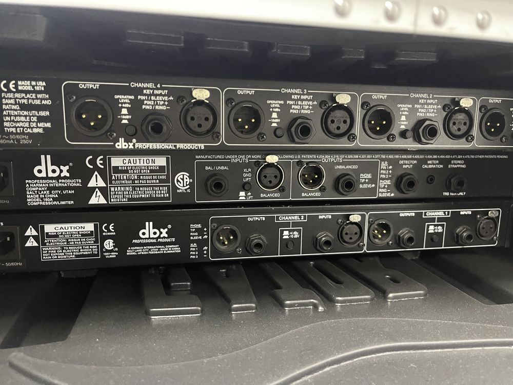 DBX: 1074 Gate 4 channels, 160А - компресор, AFS224 ТОРГ