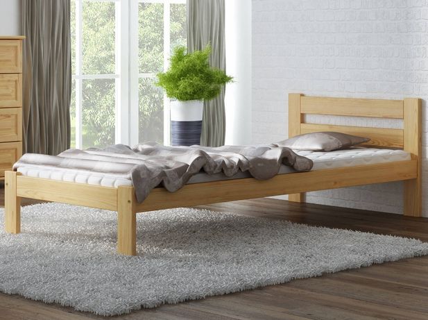 Meble Magnat łóżko drewniane sosnowe Mato 90 różne wymiary kolory