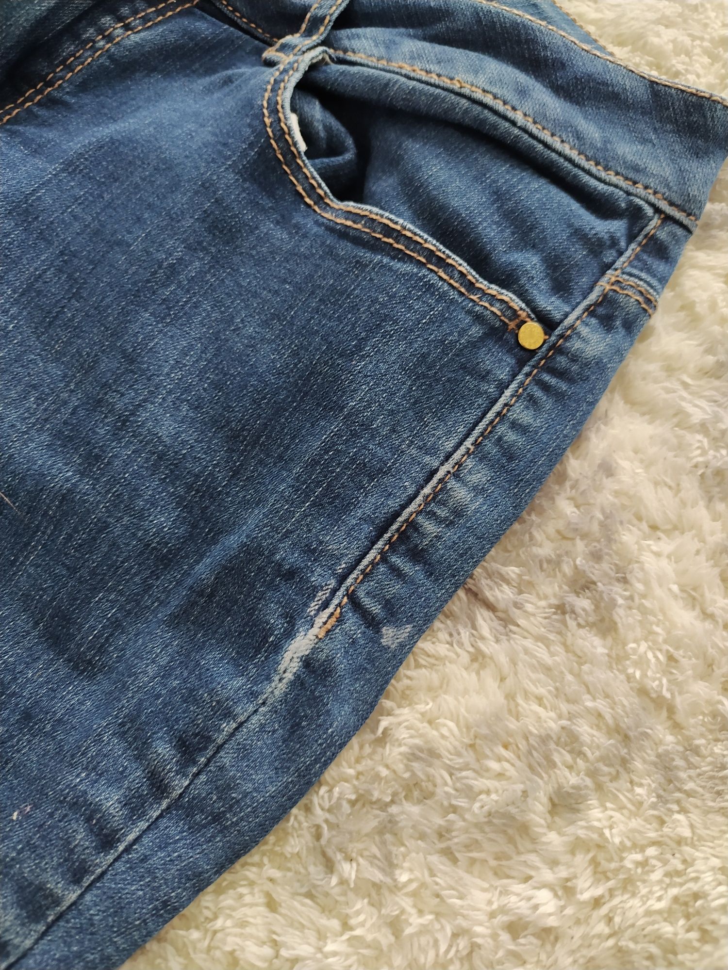 Rybaczki spodenki damskie jeansowe dżinsowe