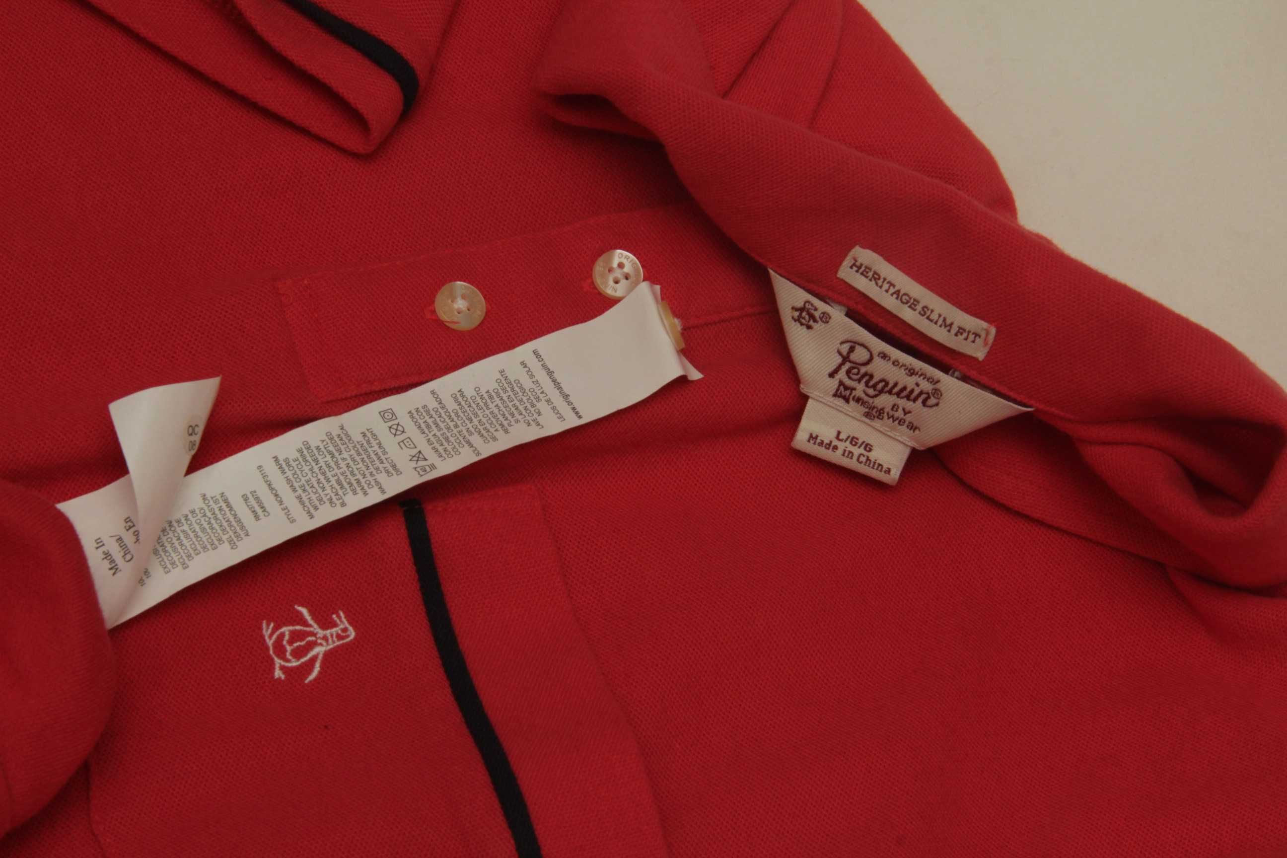 Penguin рр L Heritage Slim Fit поло из мягкого хлопка