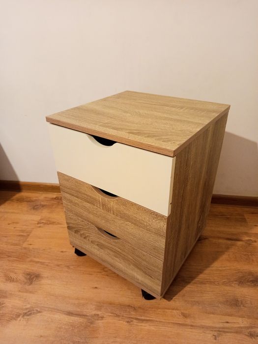 Jysk ABBETVED komoda 3 szuflady szafka nocna