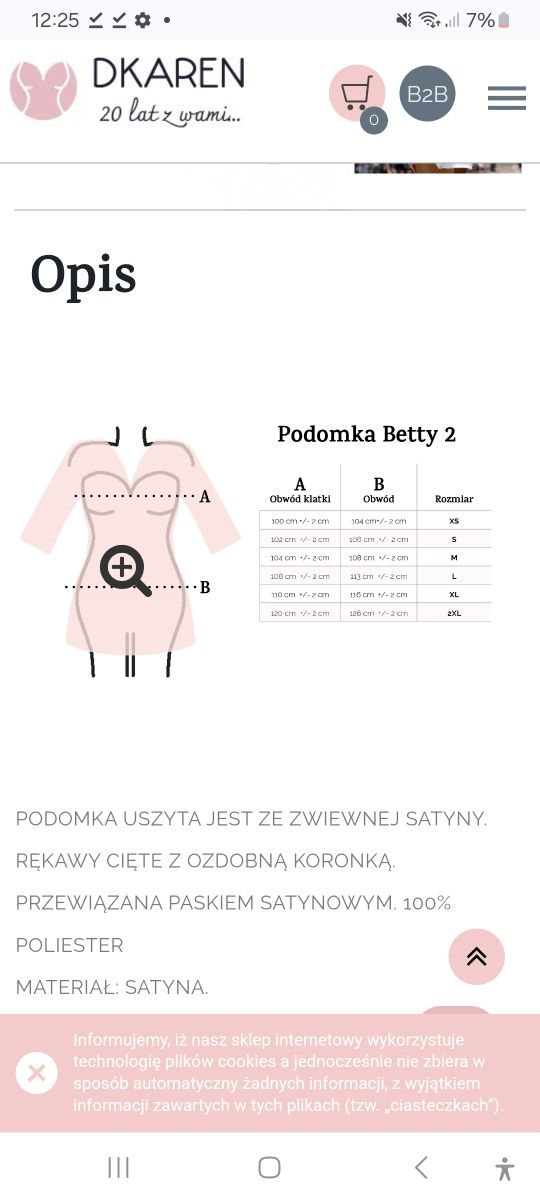Szlafrok ślubny Dkaren ,Bridge, wieczór panieński