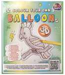 Balon papierowy do kolorowania 3D DIY Papuga