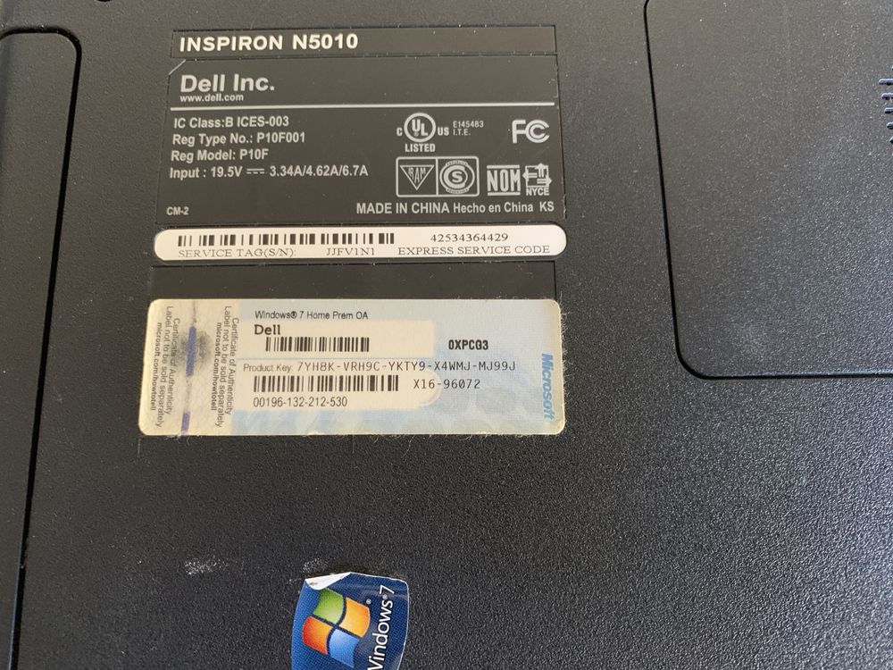 Ноутбук DELL N5010