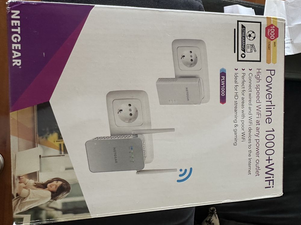Power line NetGear 1000 + Wifi