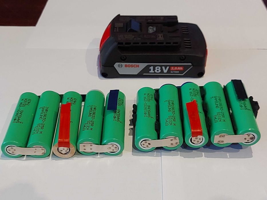 BOSCH GBA 18V li-ion pakiet do samodzielnej wymiany 1,5Ah - 2,5Ah