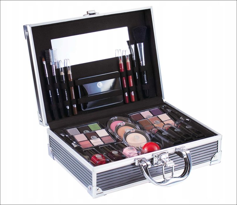 Kuferek walizka na kosmetyki + makijaż !!!