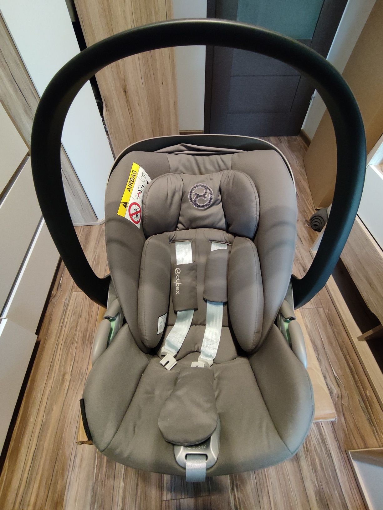 Fotelik Cybex Cloud T i-Size Mirage Grey + adaptery