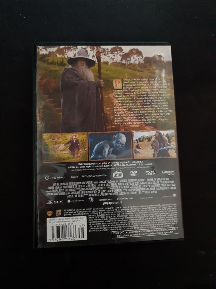 Hobbit Niezwykła Podróż Film DVD