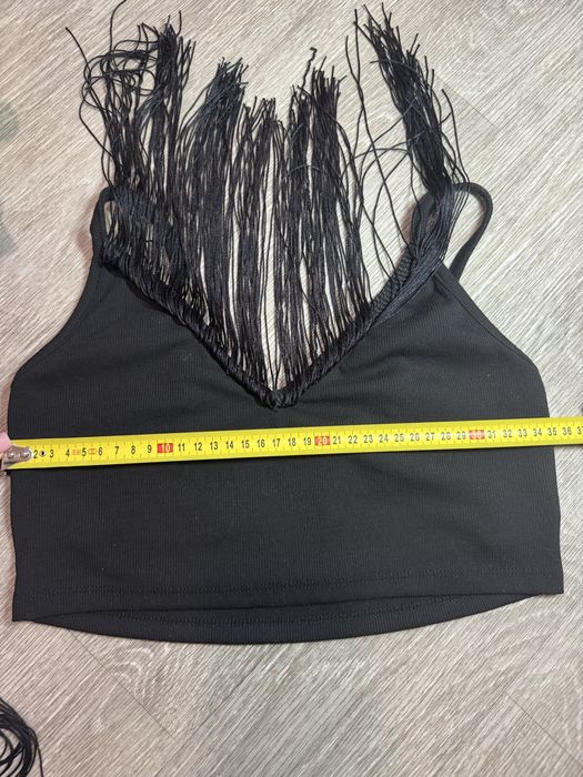 костюм чорного кольору, розмір XS-S юбка топ