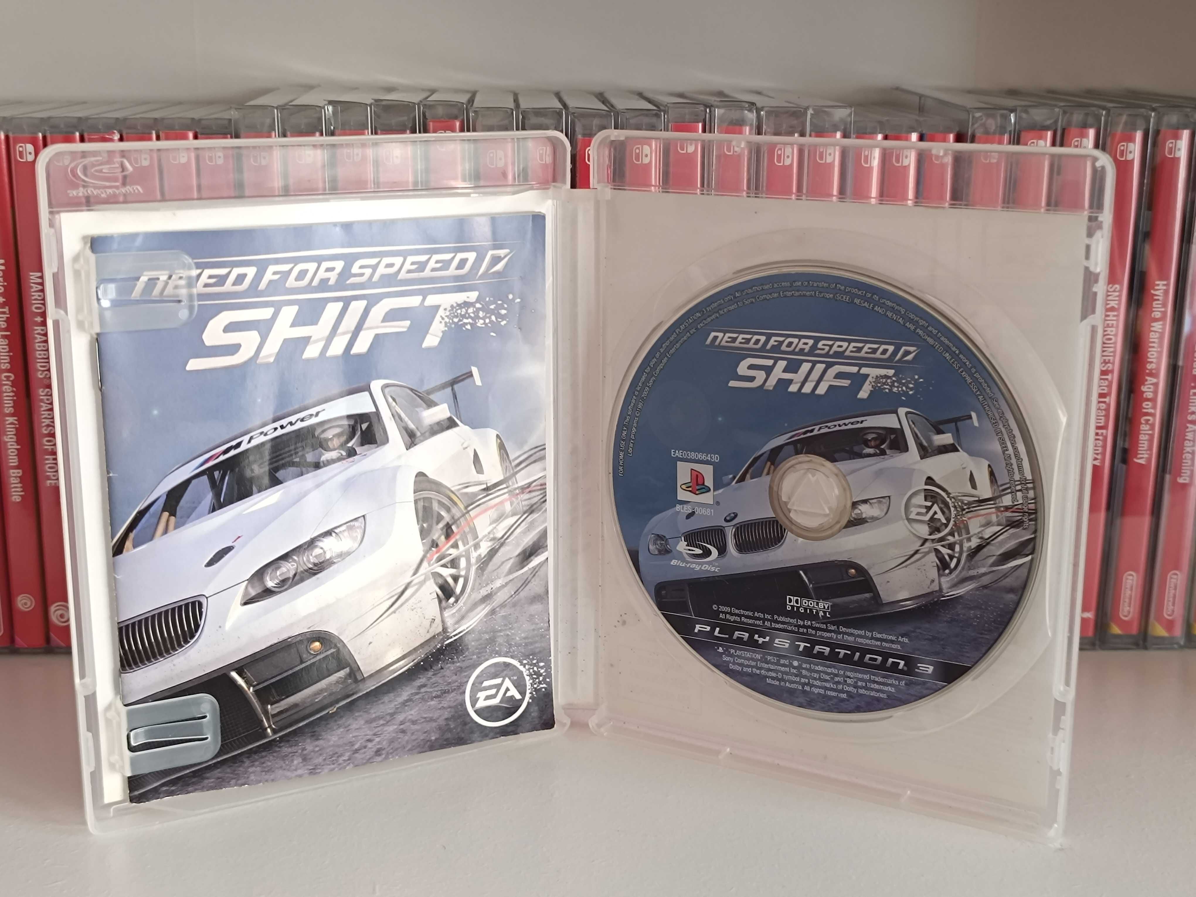 PS3 Jogos Need For Speed Shift 1 e 2 Unleashed