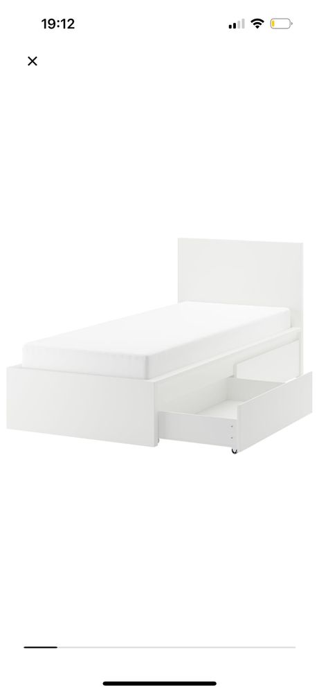 Cama de Solteiro MALM IKEA