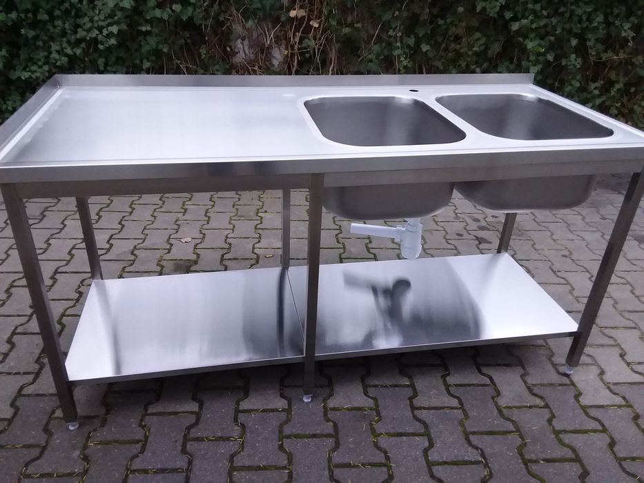 Zlewozmywak zlew 70x170cm gruby mocny kwasówka gastronomiczny wysyłka