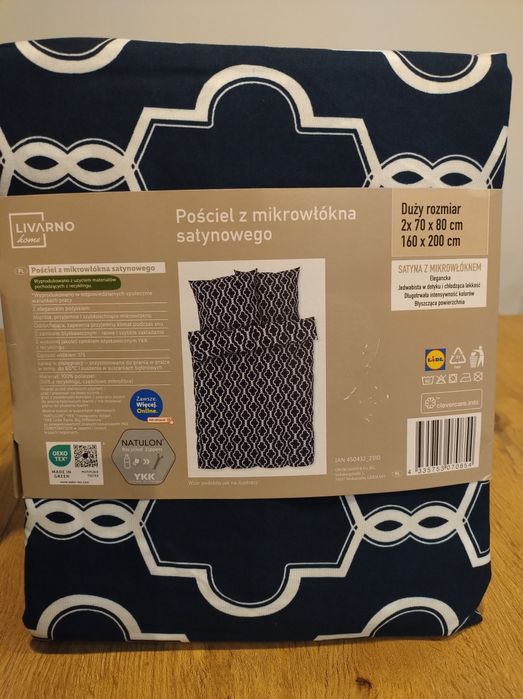 Pościel 160x200 z mikrowłókna satynowego