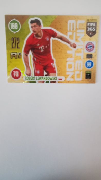 Lewandowski Limited Edition Update Fifa 365, 2021 Panini Adrenalyn XL