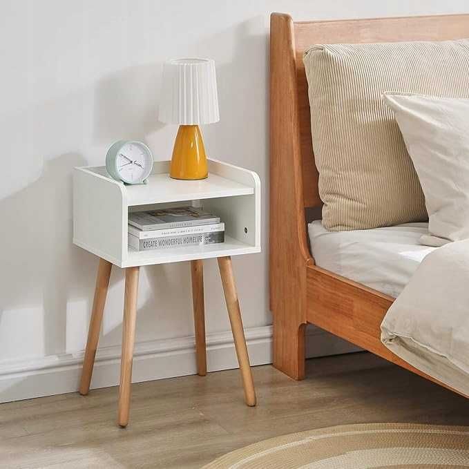Skandynawski Design Stolik nocny szafka bez szuflady NrP65