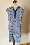Sukienka midi lato wzory ornament trapezowa xxl 44 42 modna +size