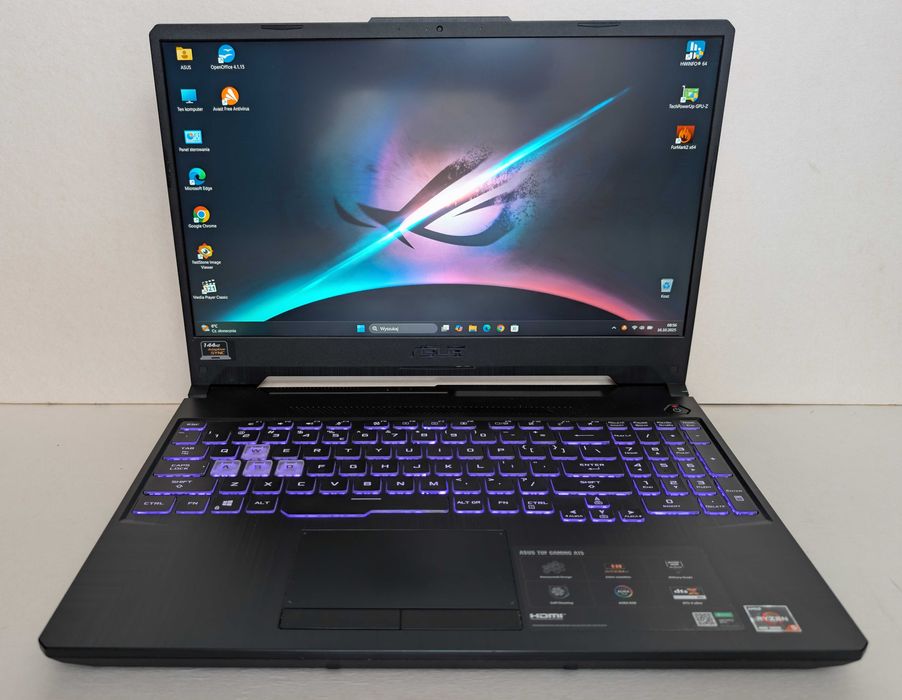 Laptop ASUS TUF Gaming A15 FX506IH/15.6/AMD R5-4600H/GTX 1650/16/512