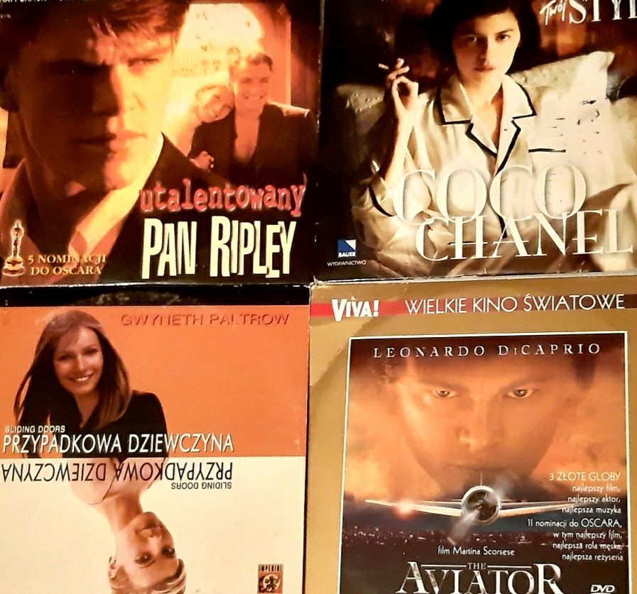 Filmy zestaw Pan Ripley Coco Chanel Aviator Dziewczyna DVD film