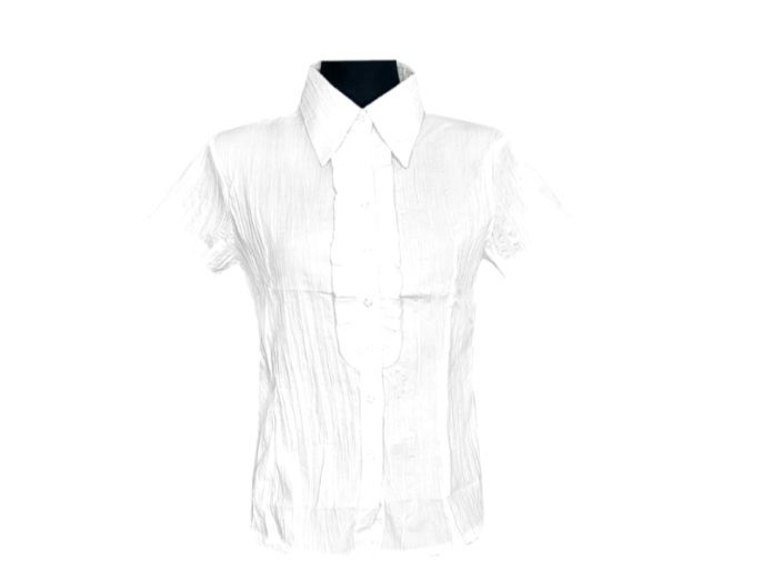 OKAZJA biała bawełniana bluzka koszula szkoła wiosna retro 38 m 40 l