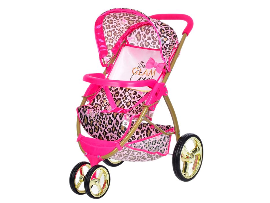 Коляска для ляльки металева прогулянкова