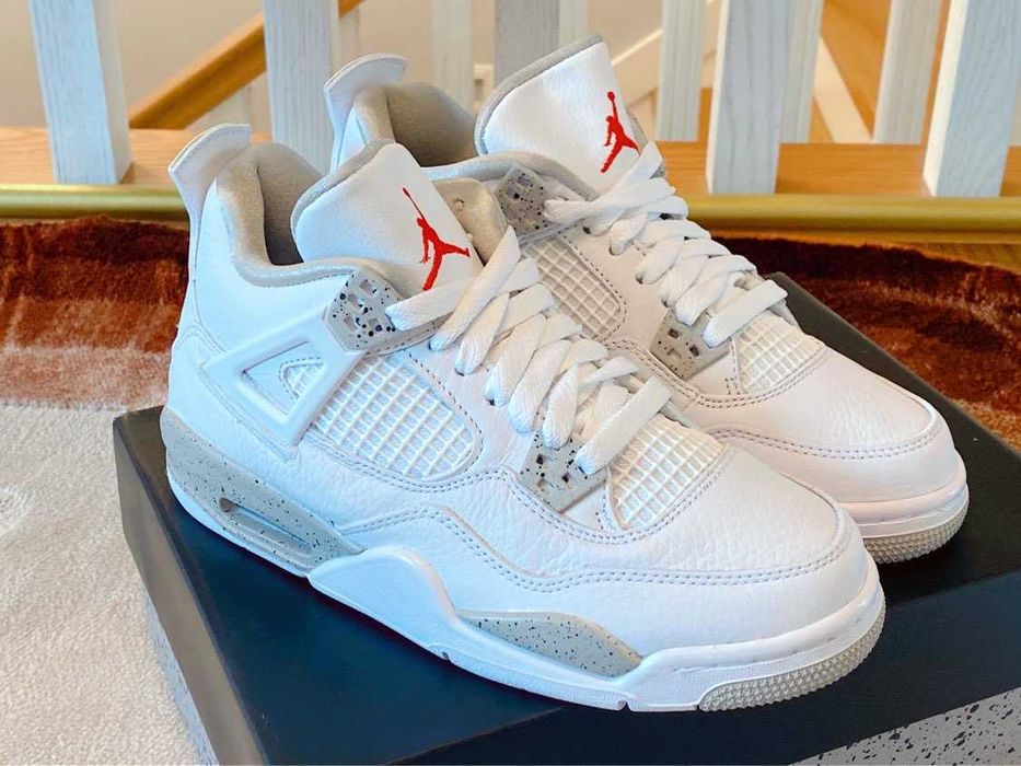 Buty-Trampk-Jordan 4 Retro White Oreo Roz.38