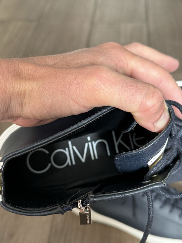 Кеди Calvin Klein Sneakersy Okey F0996 Granatowy