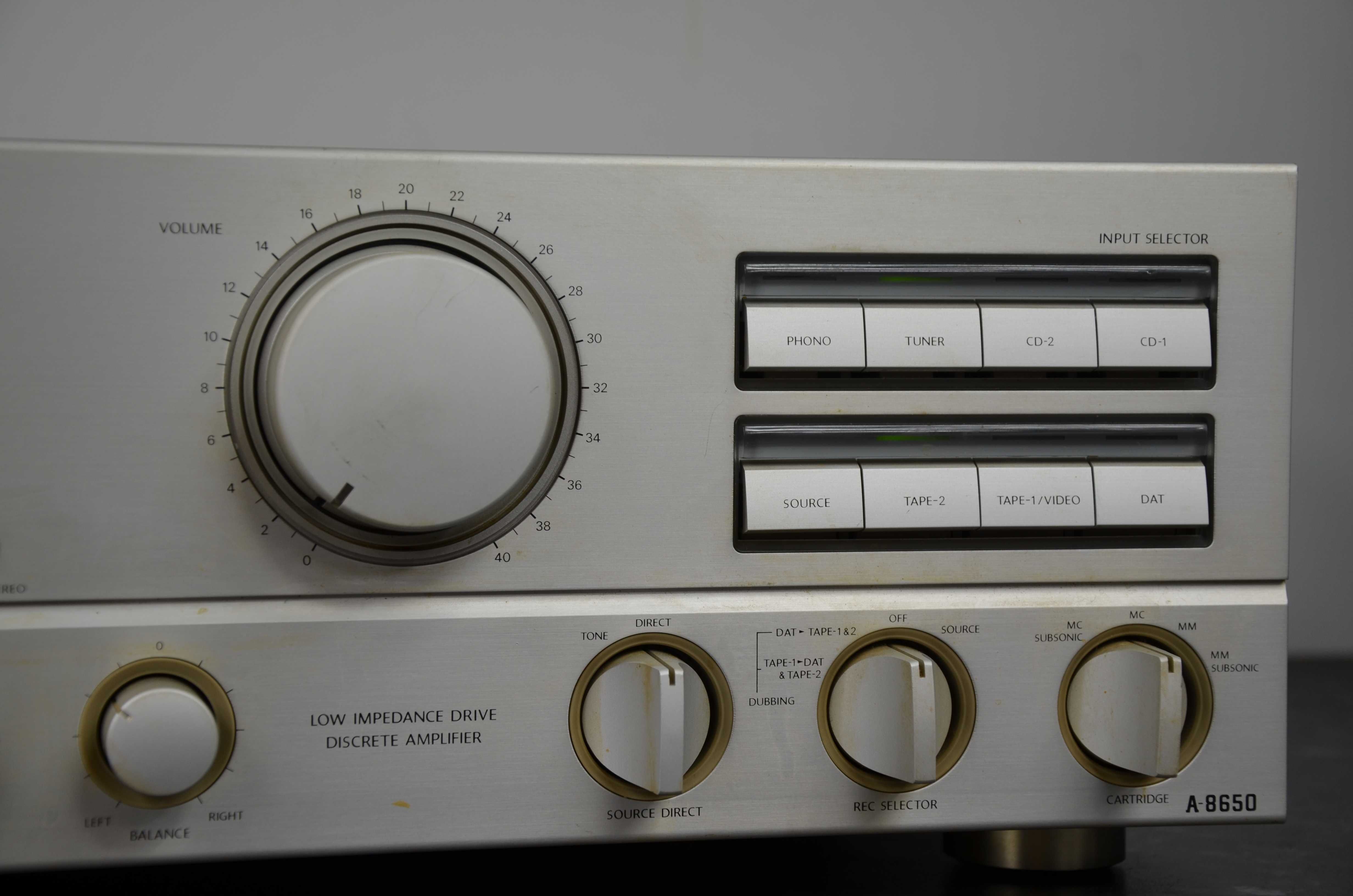 ONKYO A-8650 Wzmacniacz Stereo OKAZJA SILVER Japan