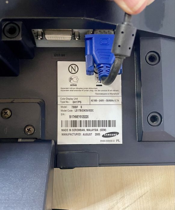 Монітор Samsung SyncMaster 730BF