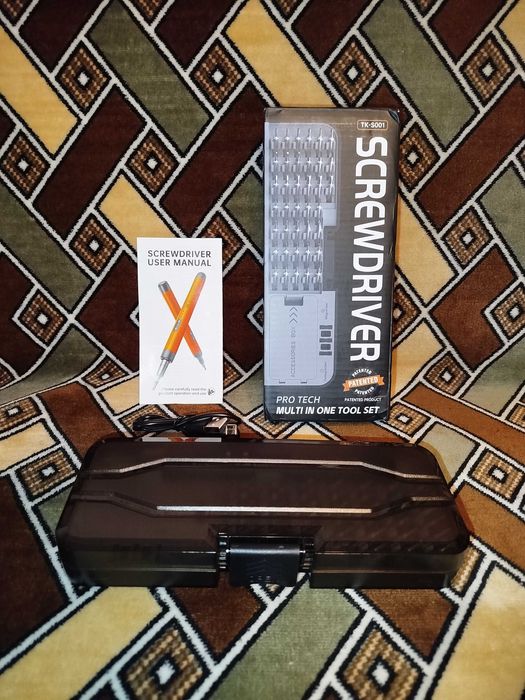 Електрична акумуляторна викрутка TK-S001H Type-c Комплект