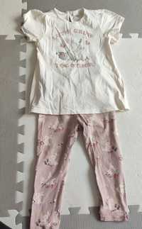 Komplet h&m t-shirt i legginsy r.98