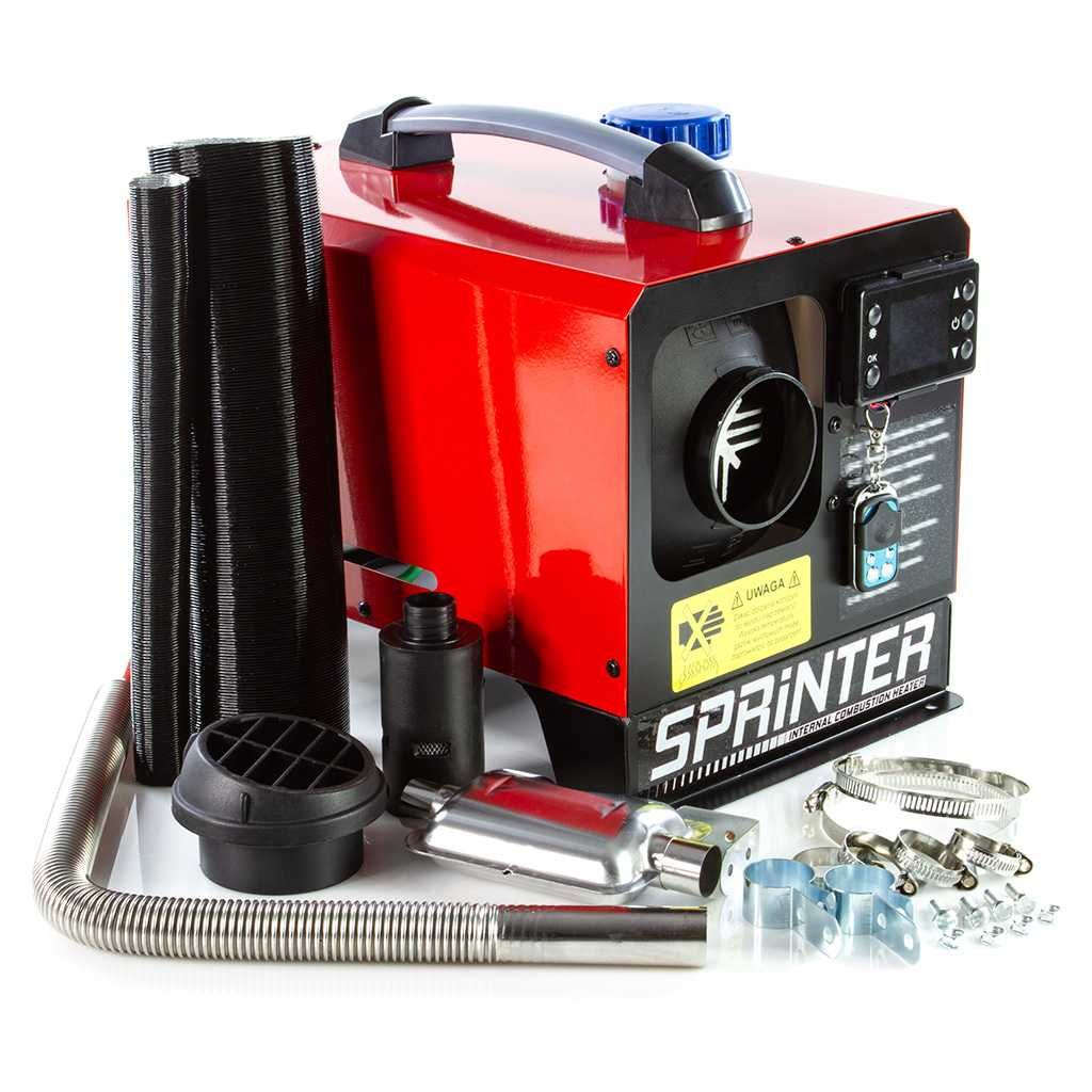 Nagrzewnica Olejowa Ogrzewanie 9kW Dmuchawa 12V230V zamknięta komora