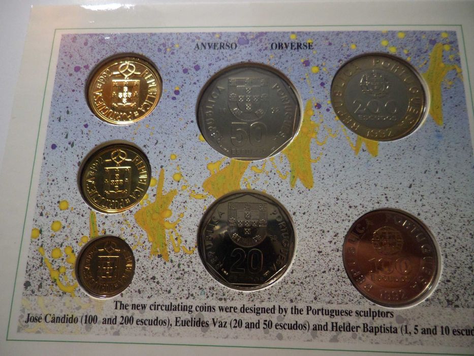 Série BNC , moedas correntes 'Escudos' , Ano 1992