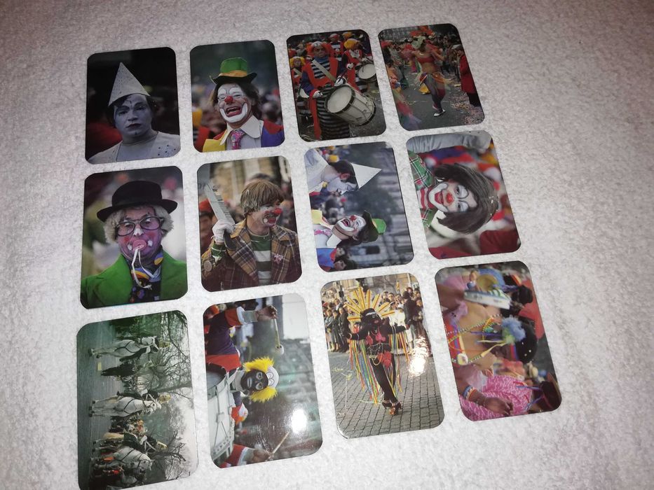 corso carnaval 1983 clube fenianos portuenses (12 calendários) coleção