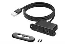 USB USB C biurkowy gniazdo zasilania przelotka 5V/2A port ładowania