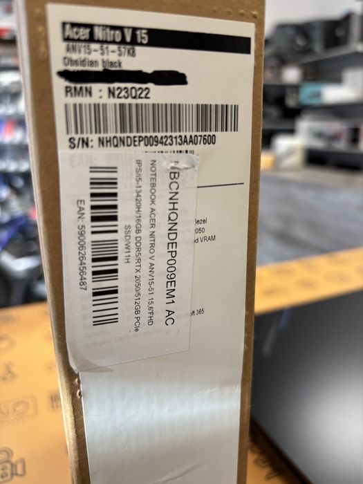 Jak Nowy! Laptop Acer Nitro V i5/16GB/512GB SSD/RTX2050 -Gwarancja!