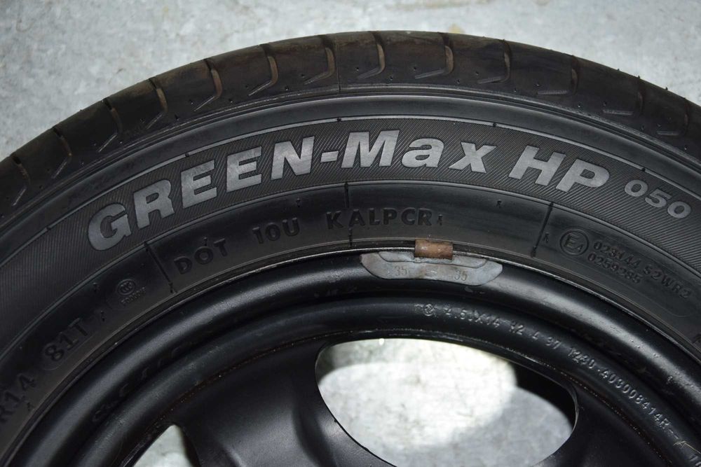 Opona Letnia Dojazdowa Green Max HP R14 165/70 + felga stalowe 4x100