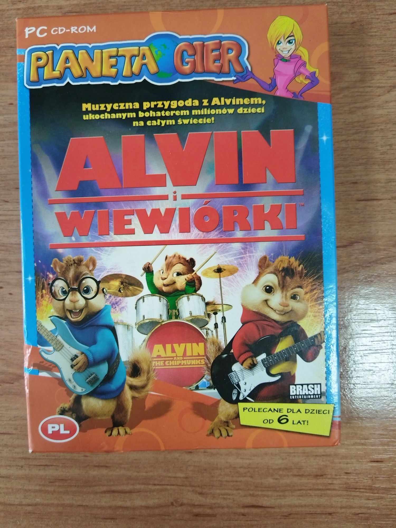 Gra PC CD Alvin i wiewiórki