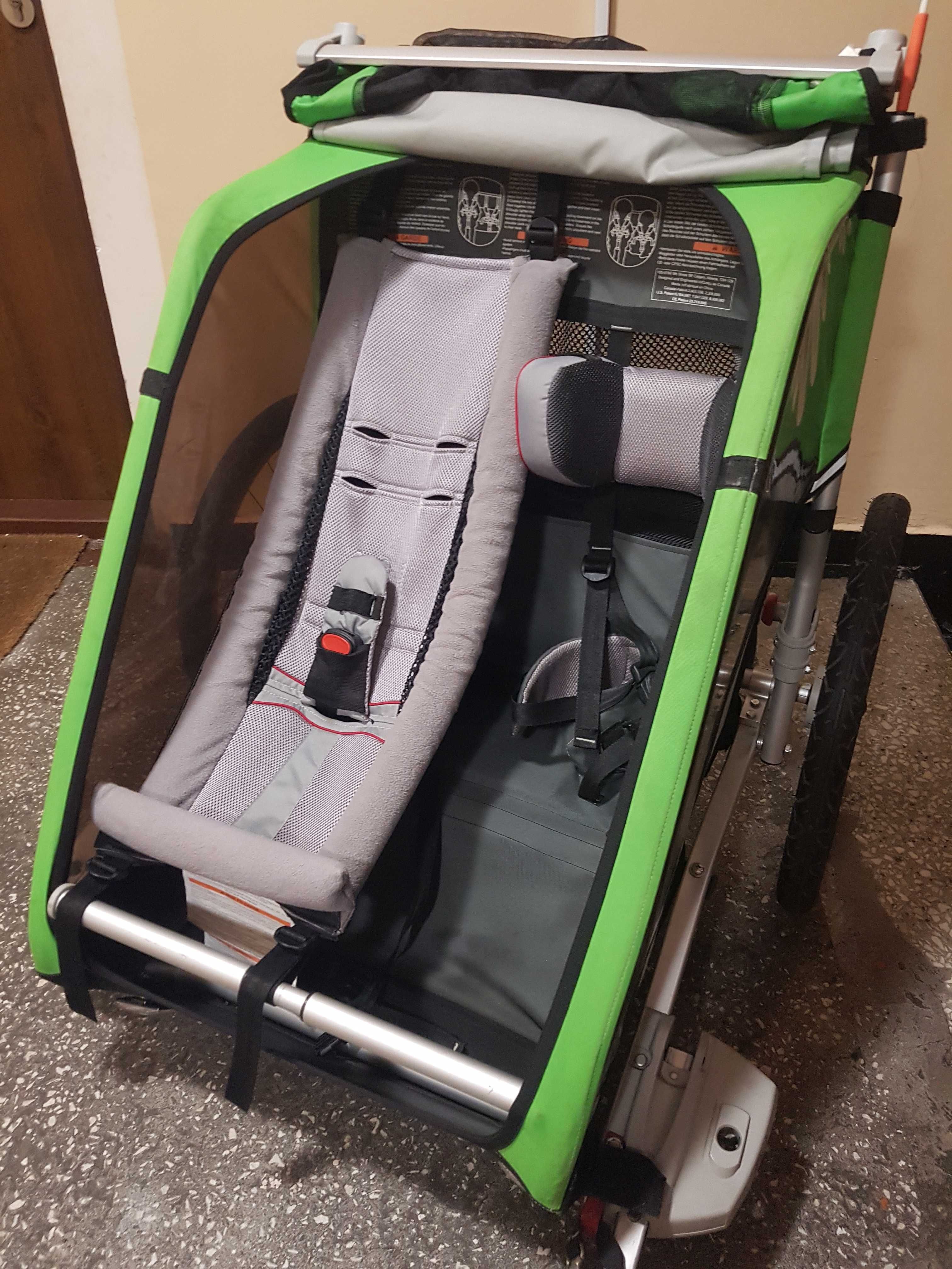 przyczepka rowerowa thule dla dzieci  wynajem