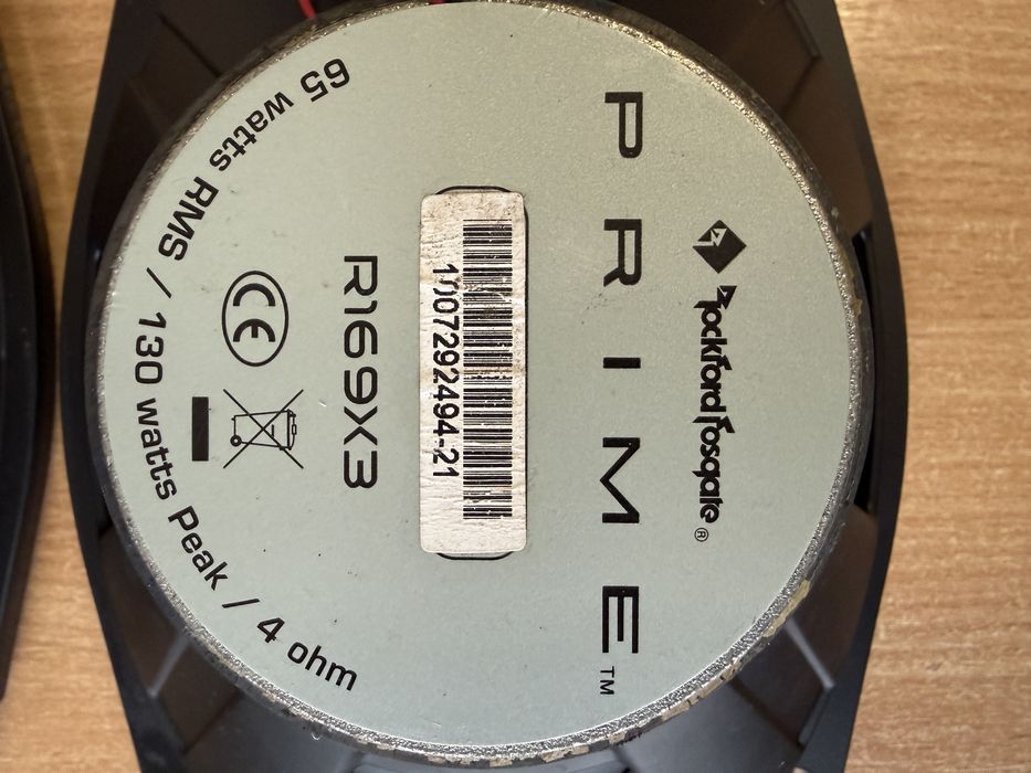 Динамики овалы акустика Rockford Fosgate Prime R169X3