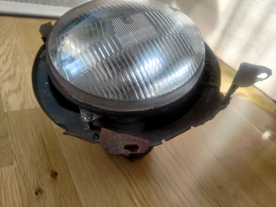 Polska lampa PRL obudowa Nysa Warszawa Żuk Star Bizon reflektor Zelmot