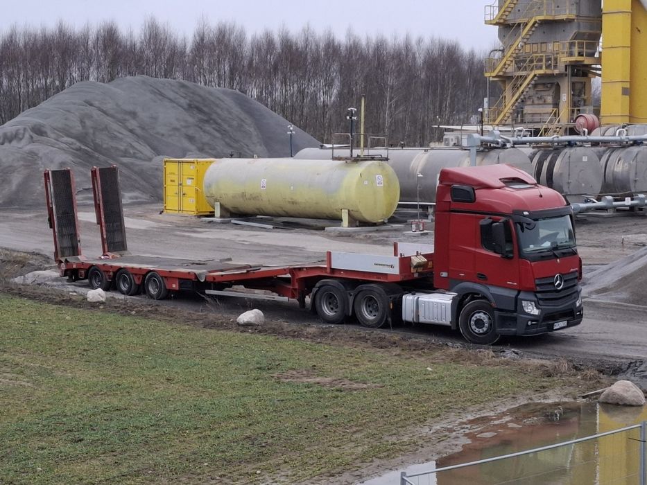 Laweta transport , naczepa , wywrotka