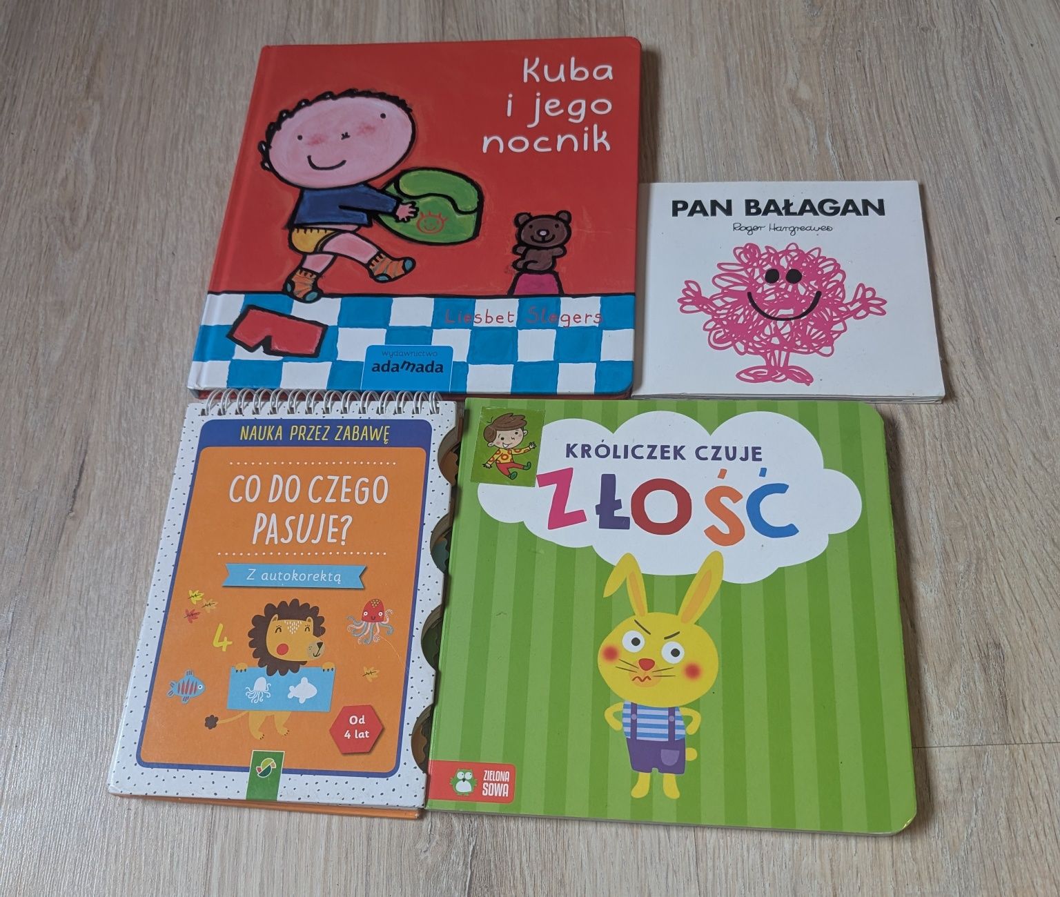 36 szt - książki Pucio, Kicia Kocia, Bardzo głodna Gąsienica Carle, Tu