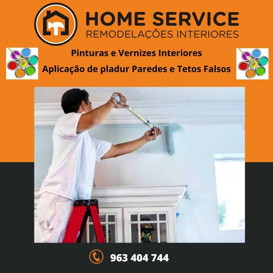 REMODELAÇÕES - PINTURAS - PAVIMENTOS - JANELAS - CANALIZAÇÕES